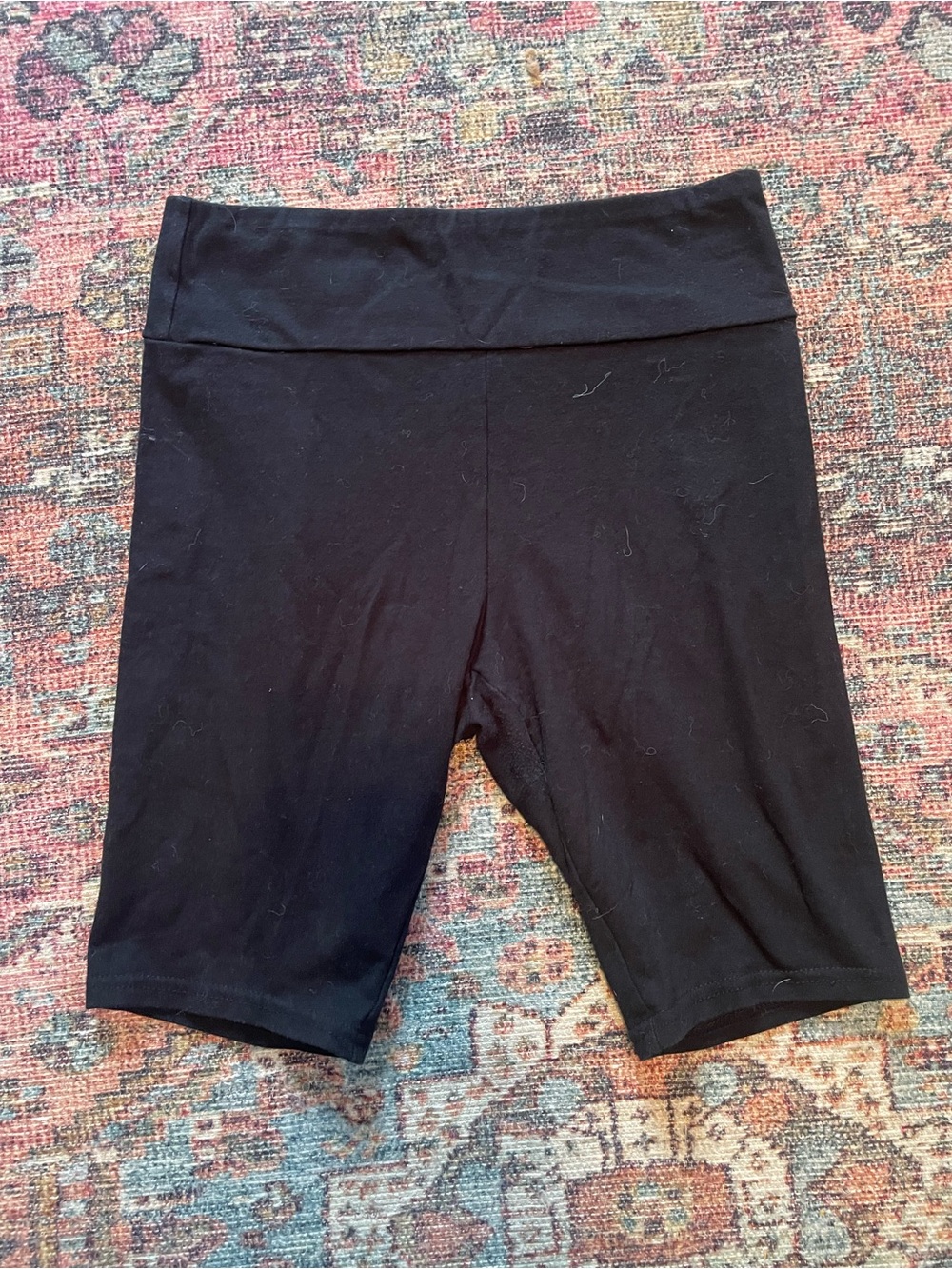 wild fable Black High-Rise Bike Shorts